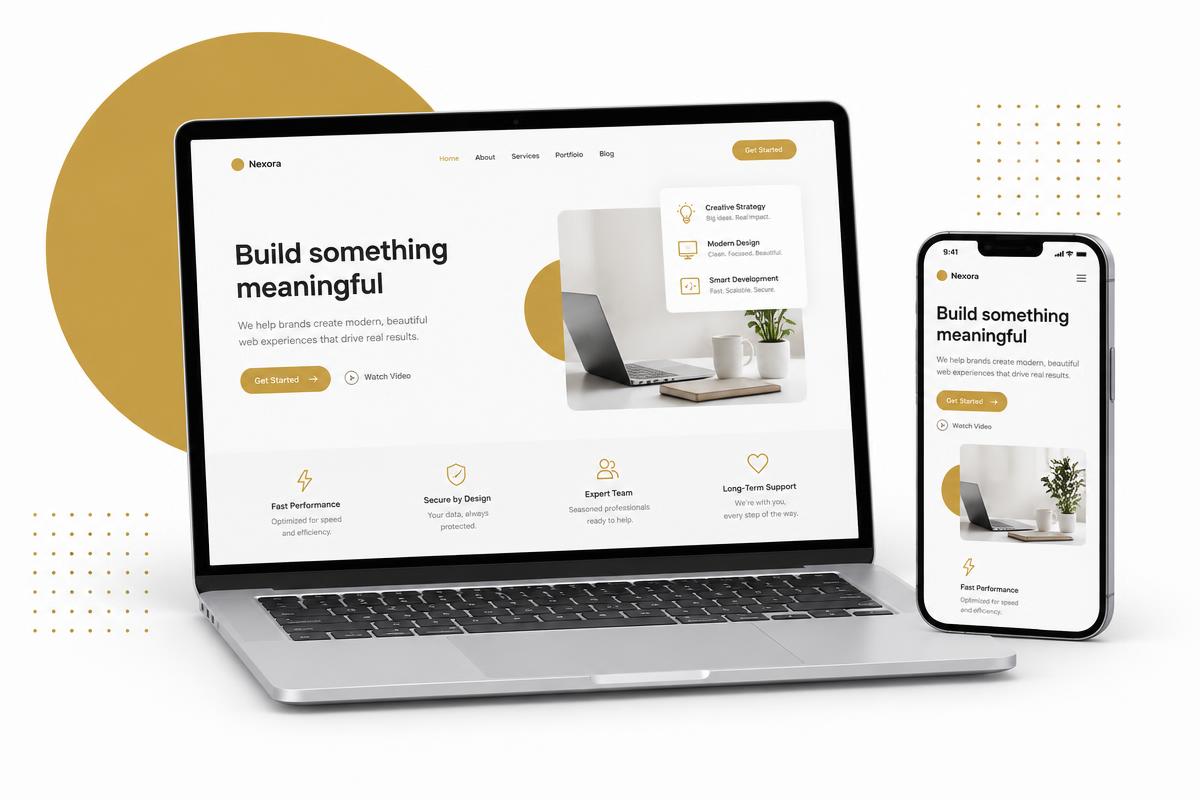Website Design services by Elestial Technology